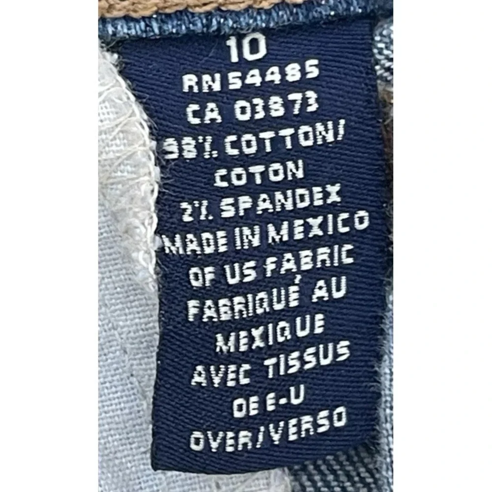 Vintage Y2K American Eagle Micro‎ Mini Denim Skirt NO HOLES Size 10